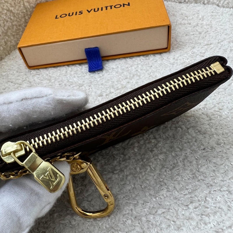 LV Key Pouch in Monogram Canvas and GHW