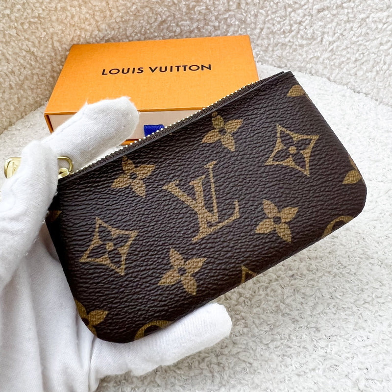 LV Key Pouch in Monogram Canvas and GHW