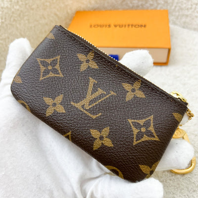 LV Key Pouch in Monogram Canvas and GHW