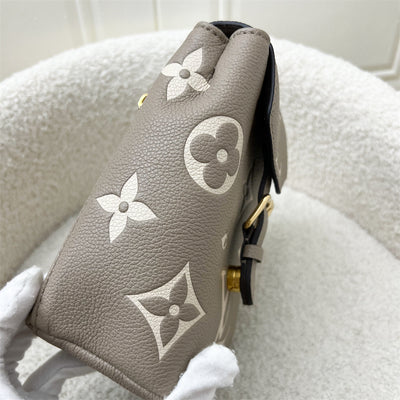 LV Tiny Backpack in Tourterelle Beige Monogram Empreinte Leather GHW