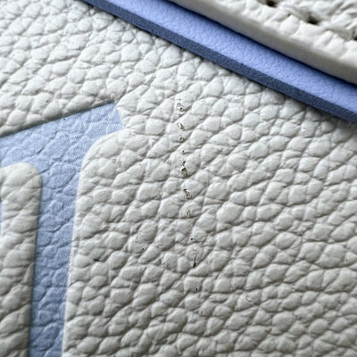 LV Milky Way Speedy 20 in Latte and Candy Blue Giant Monogram Empreinte Leather and GHW