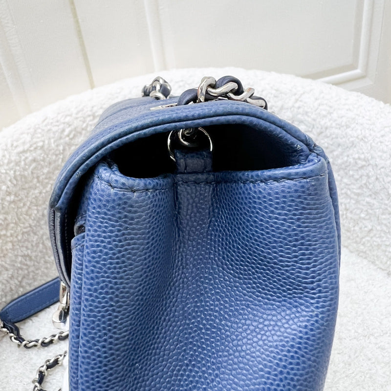 Chanel Seasonal Small Flap in Petroleum Blue Caviar and SHW
