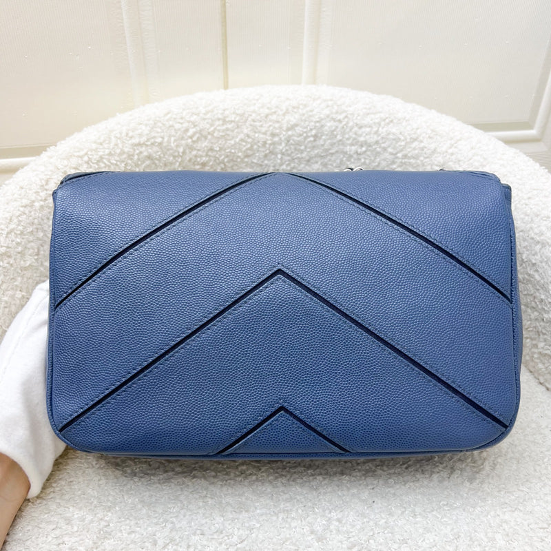 Chanel Seasonal Small Flap in Petroleum Blue Caviar and SHW