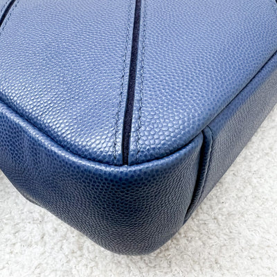 Chanel Seasonal Small Flap in Petroleum Blue Caviar and SHW