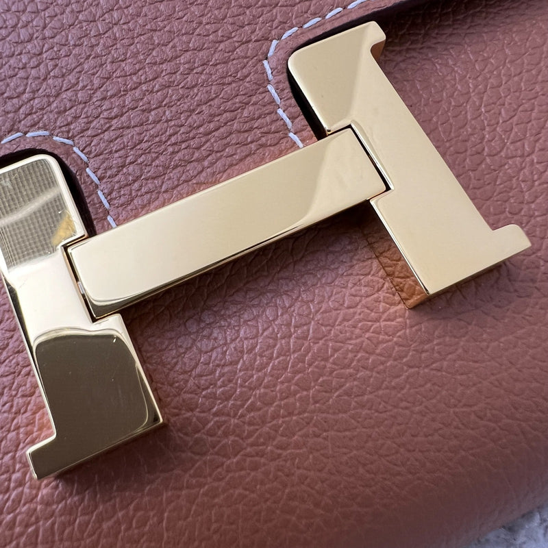 Hermes Constance To Go CTG in Gold Evercolor Leather and GHW