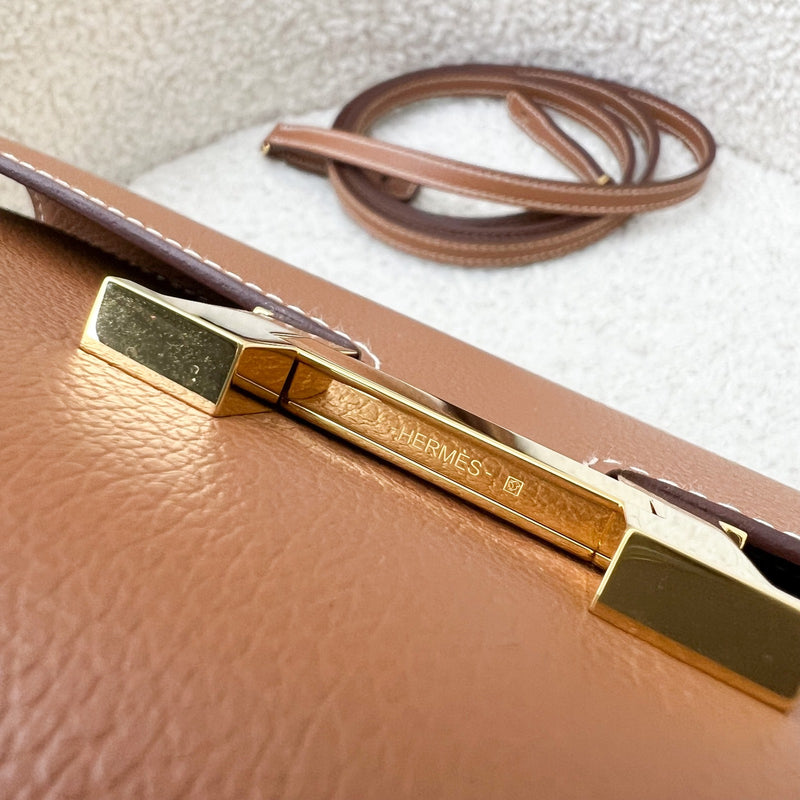 Hermes Constance To Go CTG in Gold Evercolor Leather and GHW