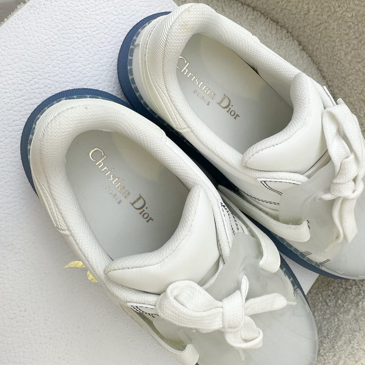 Dior Dior-ID Sneakers in White and Blue Sz 37 – Brands Lover
