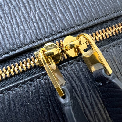 Loro Piana Extra Bag L27 in Dark Navy Blue Calfskin and GHW