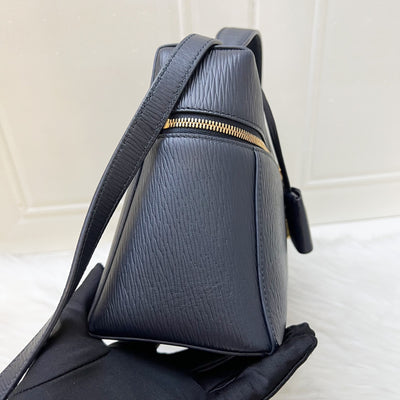 Loro Piana Extra Bag L27 in Dark Navy Blue Calfskin and GHW