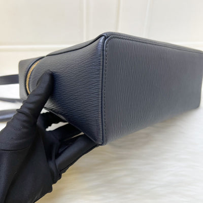 Loro Piana Extra Bag L27 in Dark Navy Blue Calfskin and GHW
