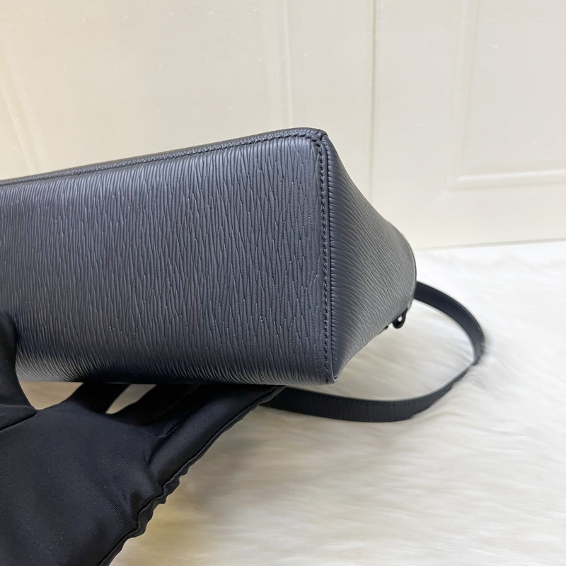 Loro Piana Extra Bag L27 in Dark Navy Blue Calfskin and GHW