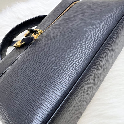 Loro Piana Extra Bag L27 in Dark Navy Blue Calfskin and GHW