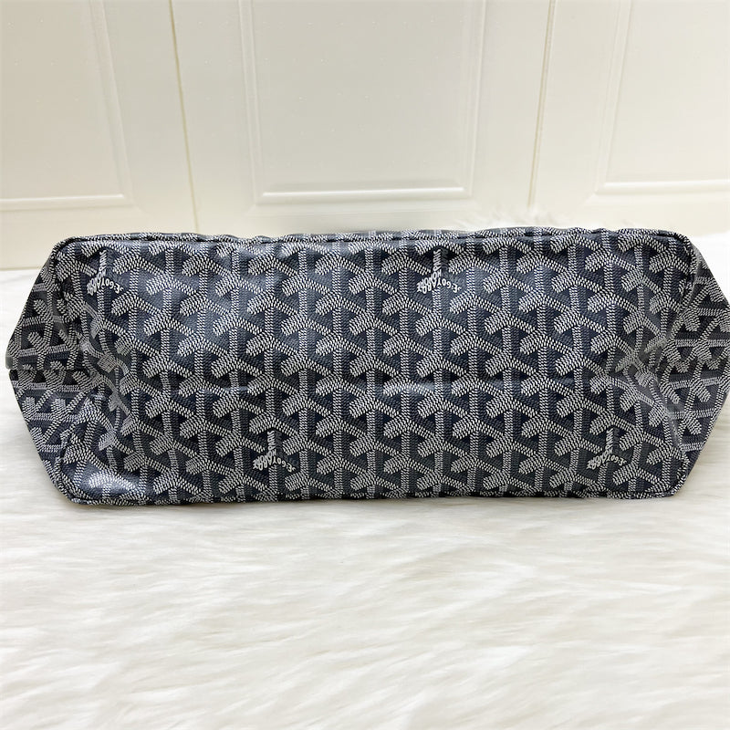 Goyard Saint Louis PM Tote in Gris Grey Goyardine Canvas