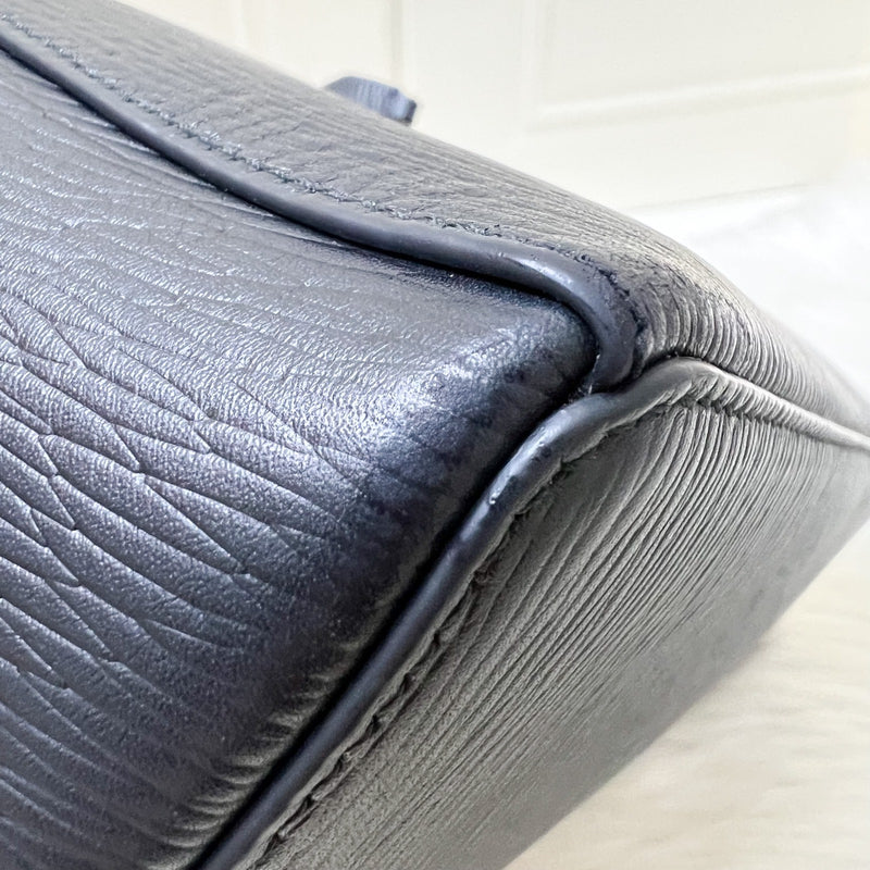 Loro Piana Extra Bag L27 in Dark Navy Blue Calfskin and GHW