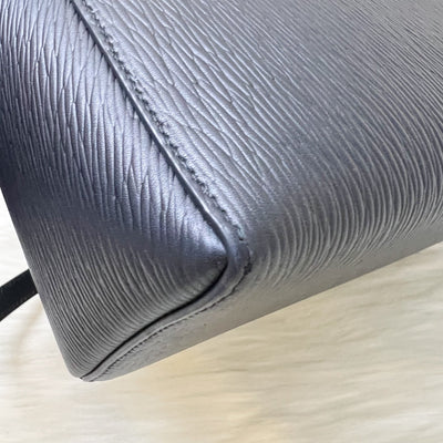 Loro Piana Extra Bag L27 in Dark Navy Blue Calfskin and GHW