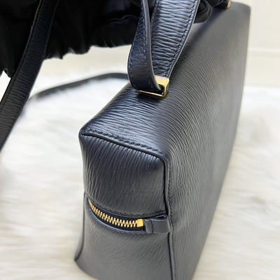 Loro Piana Extra Bag L27 in Dark Navy Blue Calfskin and GHW