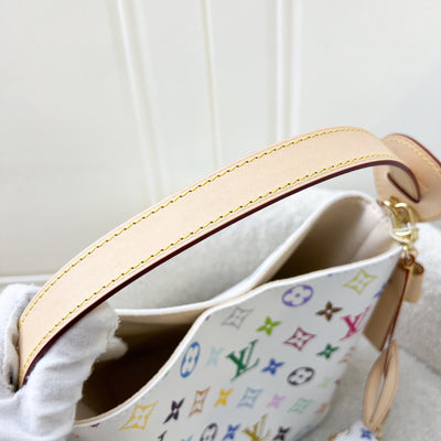 LV x TM All in BB in Murakami Multicolored Monogram Coated Canvas and GHW (Model: M13089)