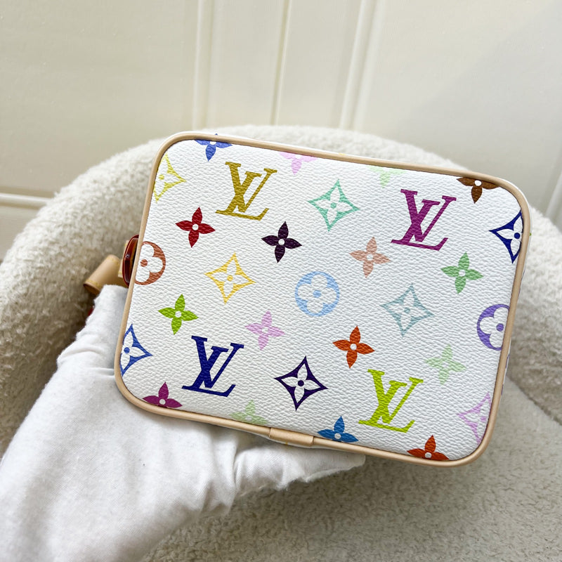 LV x TM All in BB in Murakami Multicolored Monogram Coated Canvas and GHW (Model: M13089)