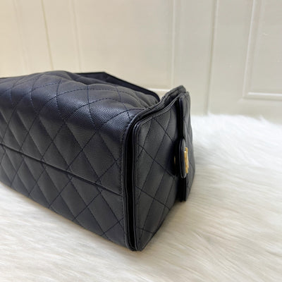 Chanel 25 Small Hobo Bag in 25S Navy Caviar and AGHW (Model: AS5293)