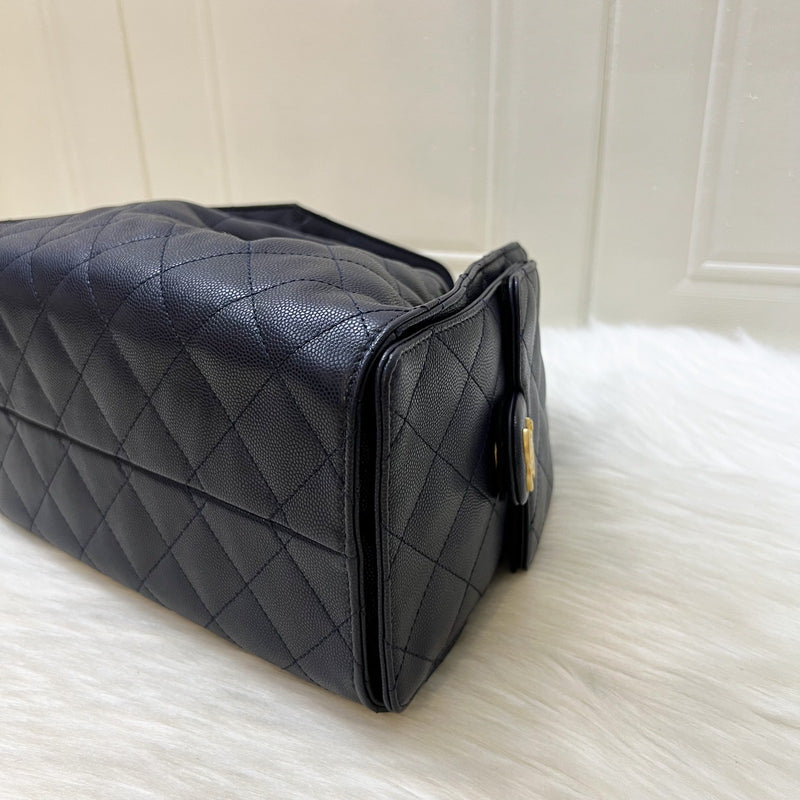 Chanel 25 Small Hobo Bag in 25S Navy Caviar and AGHW (Model: AS5293)
