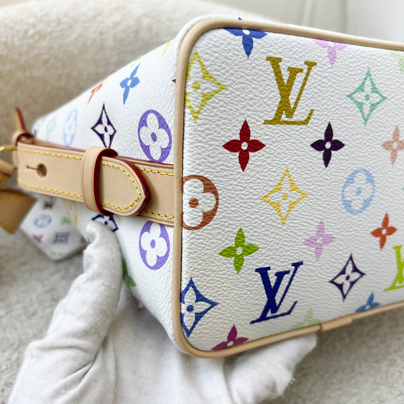 LV x TM All in BB in Murakami Multicolored Monogram Coated Canvas and GHW (Model: M13089)