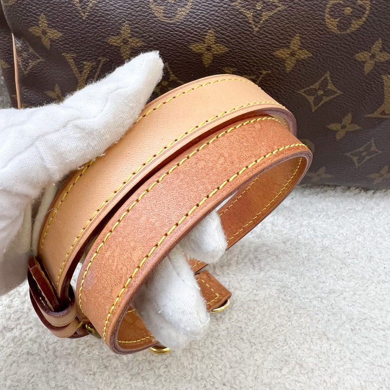 LV Speedy 25 Bandouliere in Monogram Canvas and GHW (Model: M41113)