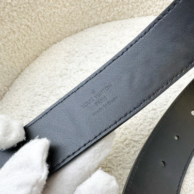 LV Limited Edtion Wave 35mm Belt in Black Calfskin