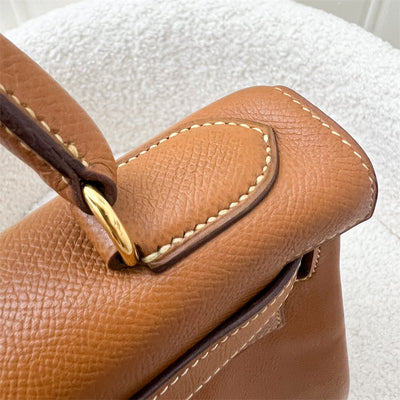 Hermes Vintage Kelly 28 in Courcheval (Epsom) Leather and GHW