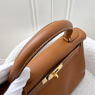 Hermes Vintage Kelly 28 in Courcheval (Epsom) Leather and GHW