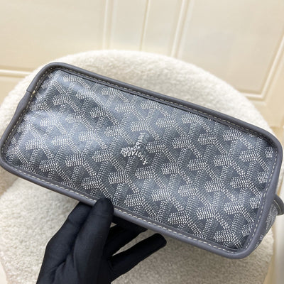 Goyard Mini Anjou in Grey Goyardine Canvas and Leather