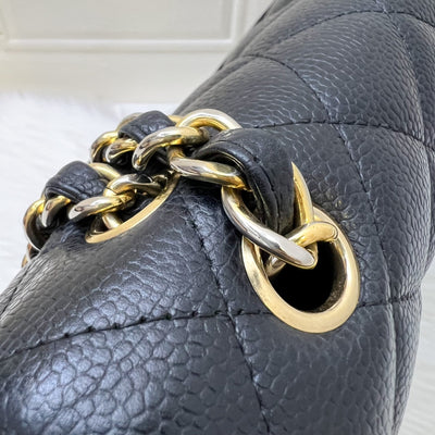 Chanel Classic Maxi Single Flap in Black Caviar and GHW