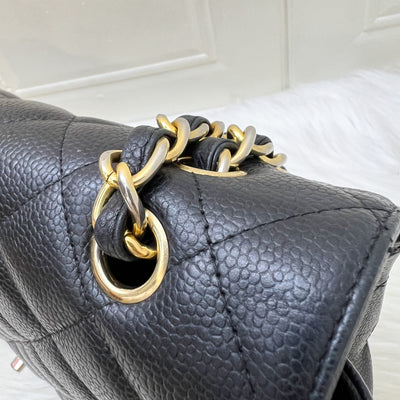 Chanel Classic Maxi Single Flap in Black Caviar and GHW
