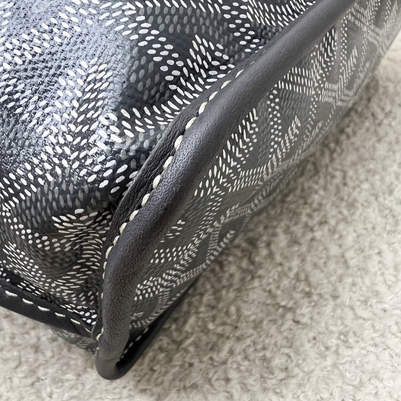Goyard Mini Anjou in Grey Goyardine Canvas and Leather