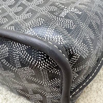 Goyard Mini Anjou in Grey Goyardine Canvas and Leather