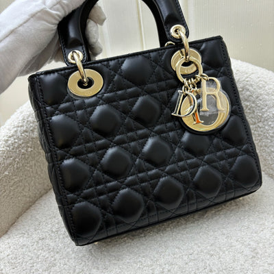 Dior Small Lady Dior ABCDior in Black Lambskin LGHW