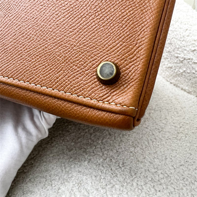 Hermes Vintage Kelly 28 in Courcheval (Epsom) Leather and GHW