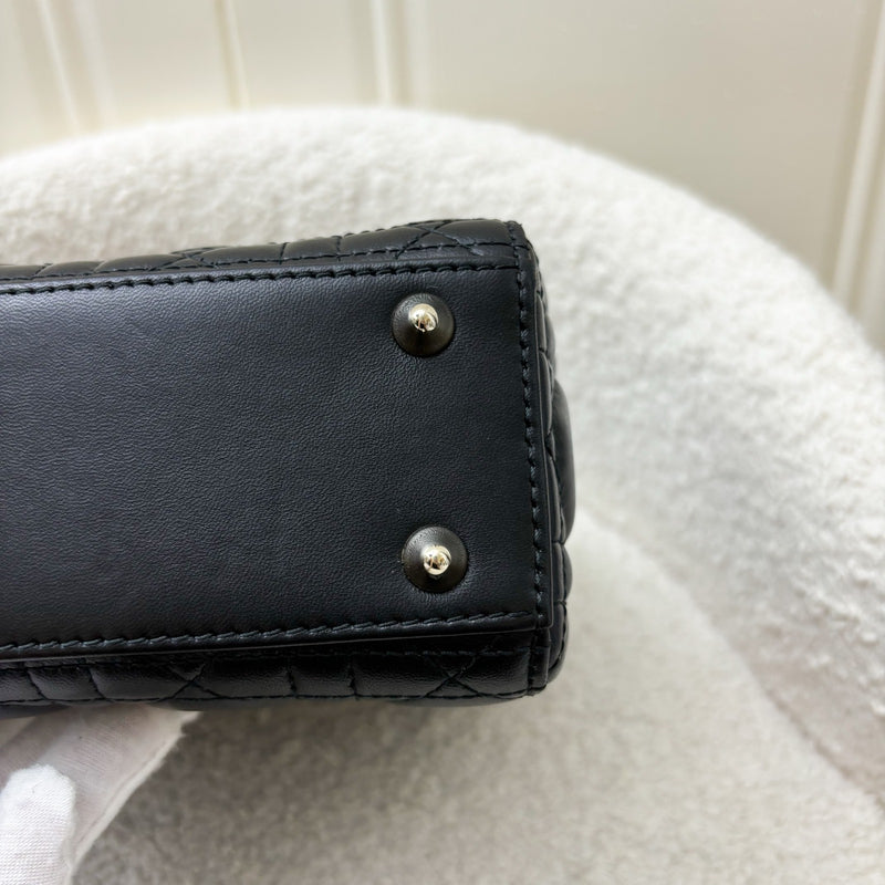 Dior Small Lady Dior ABCDior in Black Lambskin LGHW