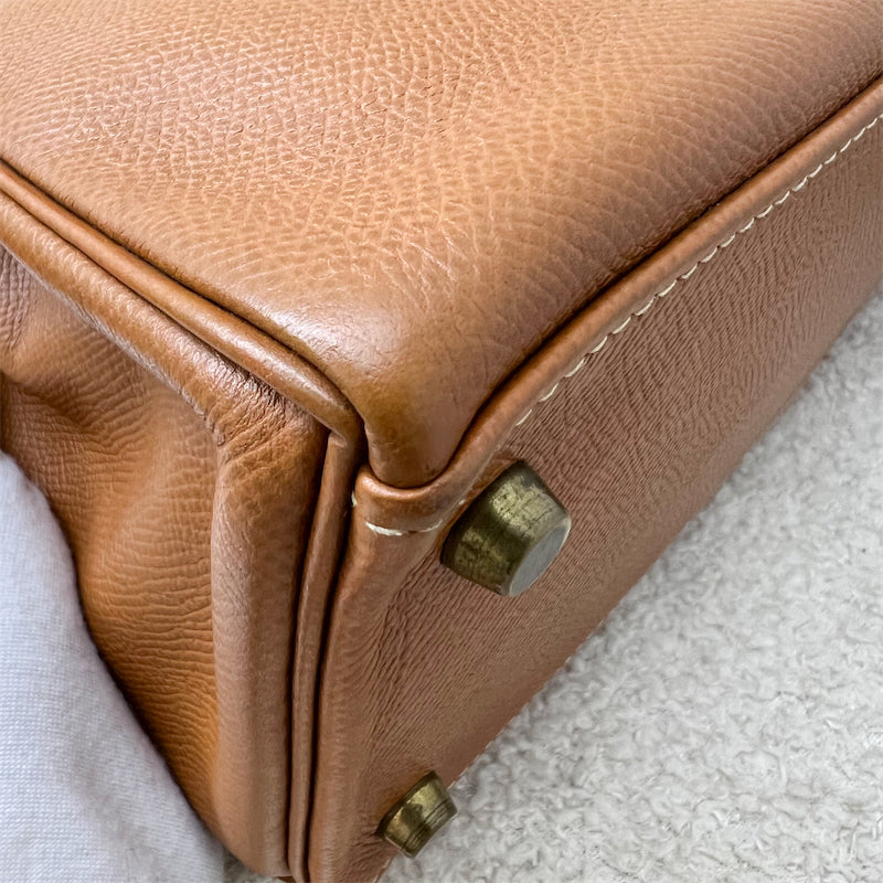 Hermes Vintage Kelly 28 in Courcheval (Epsom) Leather and GHW