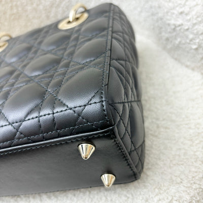 Dior Small Lady Dior ABCDior in Black Lambskin LGHW