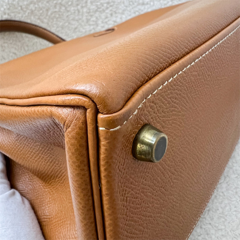 Hermes Vintage Kelly 28 in Courcheval (Epsom) Leather and GHW