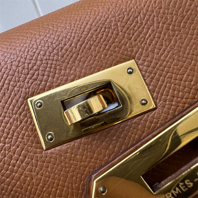 Hermes Vintage Kelly 28 in Courcheval (Epsom) Leather and GHW