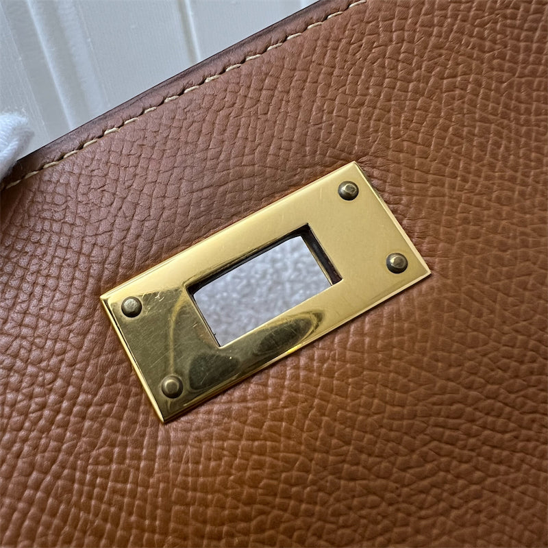 Hermes Vintage Kelly 28 in Courcheval (Epsom) Leather and GHW