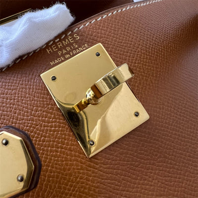 Hermes Vintage Kelly 28 in Courcheval (Epsom) Leather and GHW