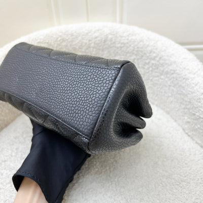 Chanel 24K Small Bowling Bag in Black Caviar (Grained Lambskin) and AGHW