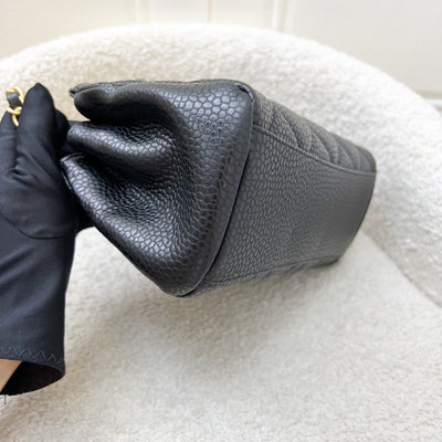 Chanel 24K Small Bowling Bag in Black Caviar (Grained Lambskin) and AGHW
