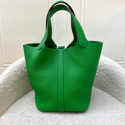 Hermes Picotin 18 in Bamboo Clemence Leather and PHW