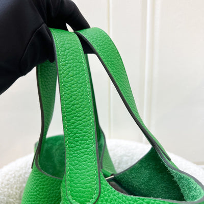 Hermes Picotin 18 in Bamboo Clemence Leather and PHW