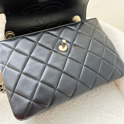 Chanel Trendy CC Small Flap in Black Lambskin and GHW