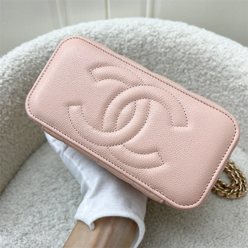 Chanel Classic Small Vanity in 24C Light Pink Caviar and LGHW