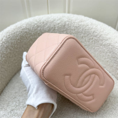 Chanel Classic Small Vanity in 24C Light Pink Caviar and LGHW